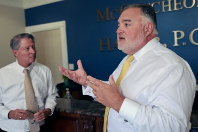 Attorneys joel hamner and tom mccutcheon prepare a compassionate yet forceful wrongful death lawsuit.