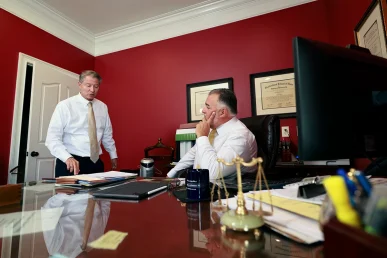 Joel hamner and tom mccutcheon outline legal steps for a client with serious fire related burns.