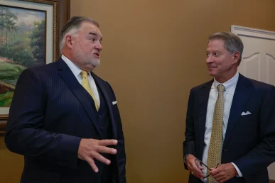Lawyer joel hamner joins tom mccutcheon to inspect tire blowout reports for a dangerous product case.
