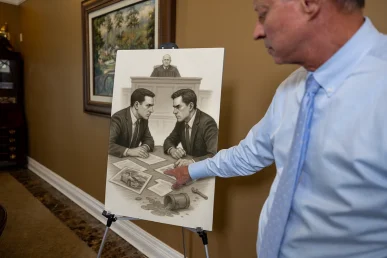 Lawyer tom mccutcheon discusses an insurance litigation exhibit mapping out disputed coverage timelines.
